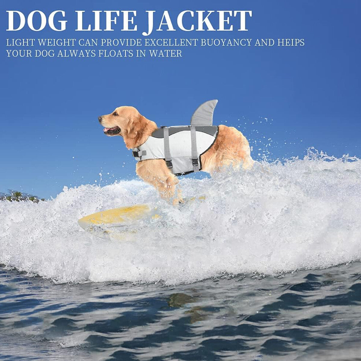 Pet Life Jacket Dog Safety Vest Buoyancy Aid Swimming Boating Lifesaver AU Stock