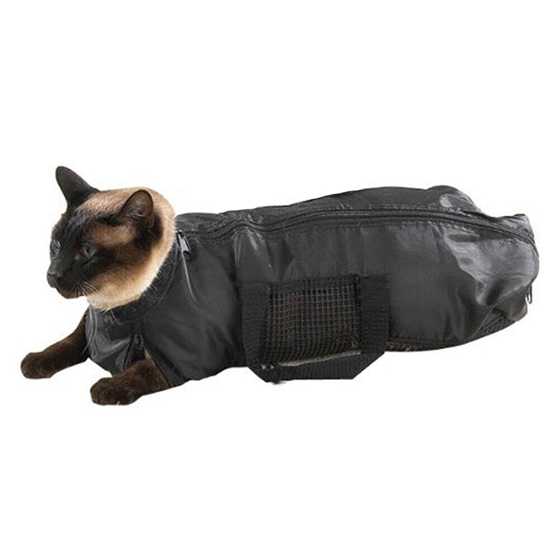 Anti Scratch Cat Bath Bag Grooming Nail Trimming Restraint Wash Pet Safe Pet Bag