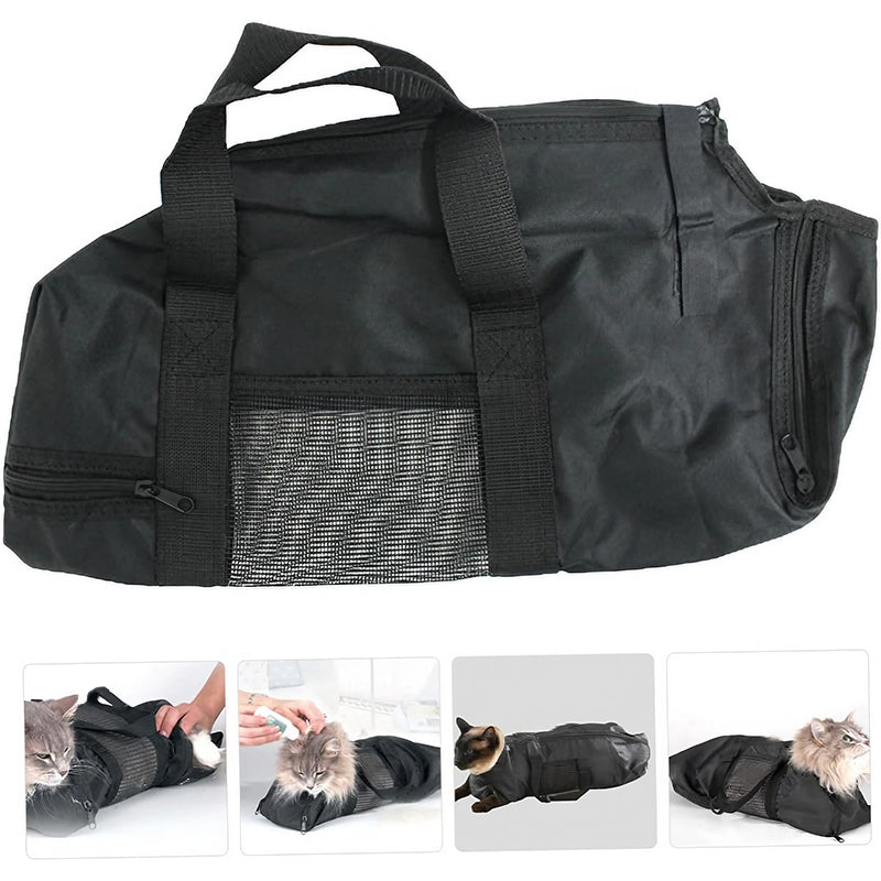 Anti Scratch Cat Bath Bag Grooming Nail Trimming Restraint Wash Pet Safe Pet Bag