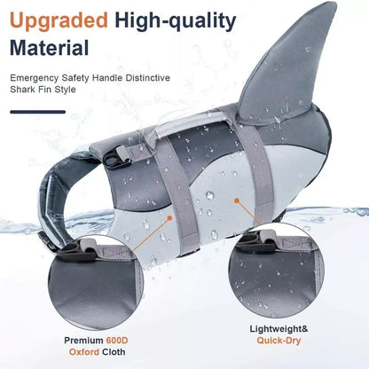 Pet Life Jacket Dog Safety Vest Buoyancy Aid Swimming Boating Lifesaver AU Stock