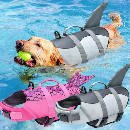 Pet Life Jacket Dog Safety Vest Buoyancy Aid Swimming Boating Lifesaver AU Stock