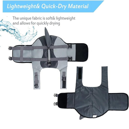 Pet Life Jacket Dog Safety Vest Buoyancy Aid Swimming Boating Lifesaver AU Stock